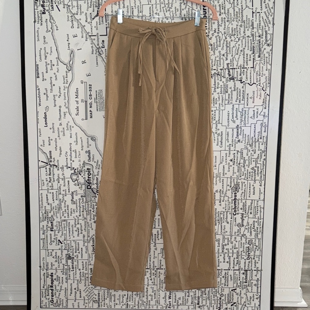 HALARA Camel Work Pants
